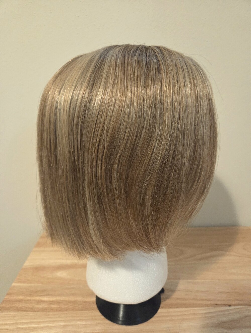 Human Hair Topper Golden Blonde - Picture 2 of 10
